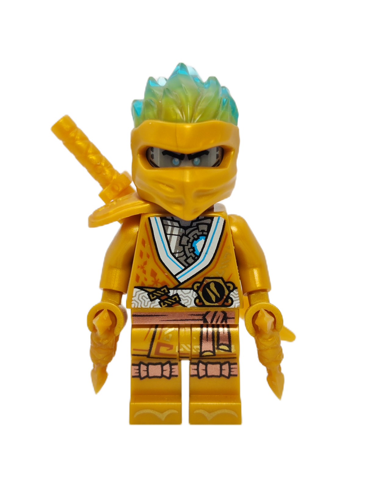 Zane (Golden Ninja) - Legacy, njo0710 - LEGO® Ninjago Minifigure