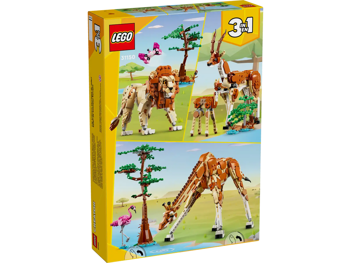 LEGO Creator Wild Safari Animals 3in1 Set (31150)