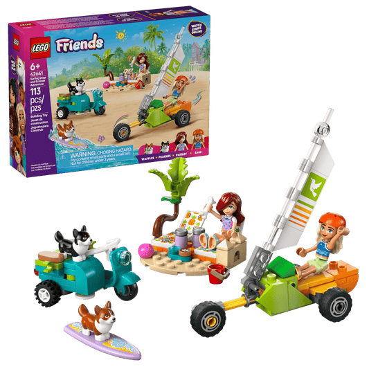 LEGO Friends Surfing Dogs and Scooter Adventure Set (42641)