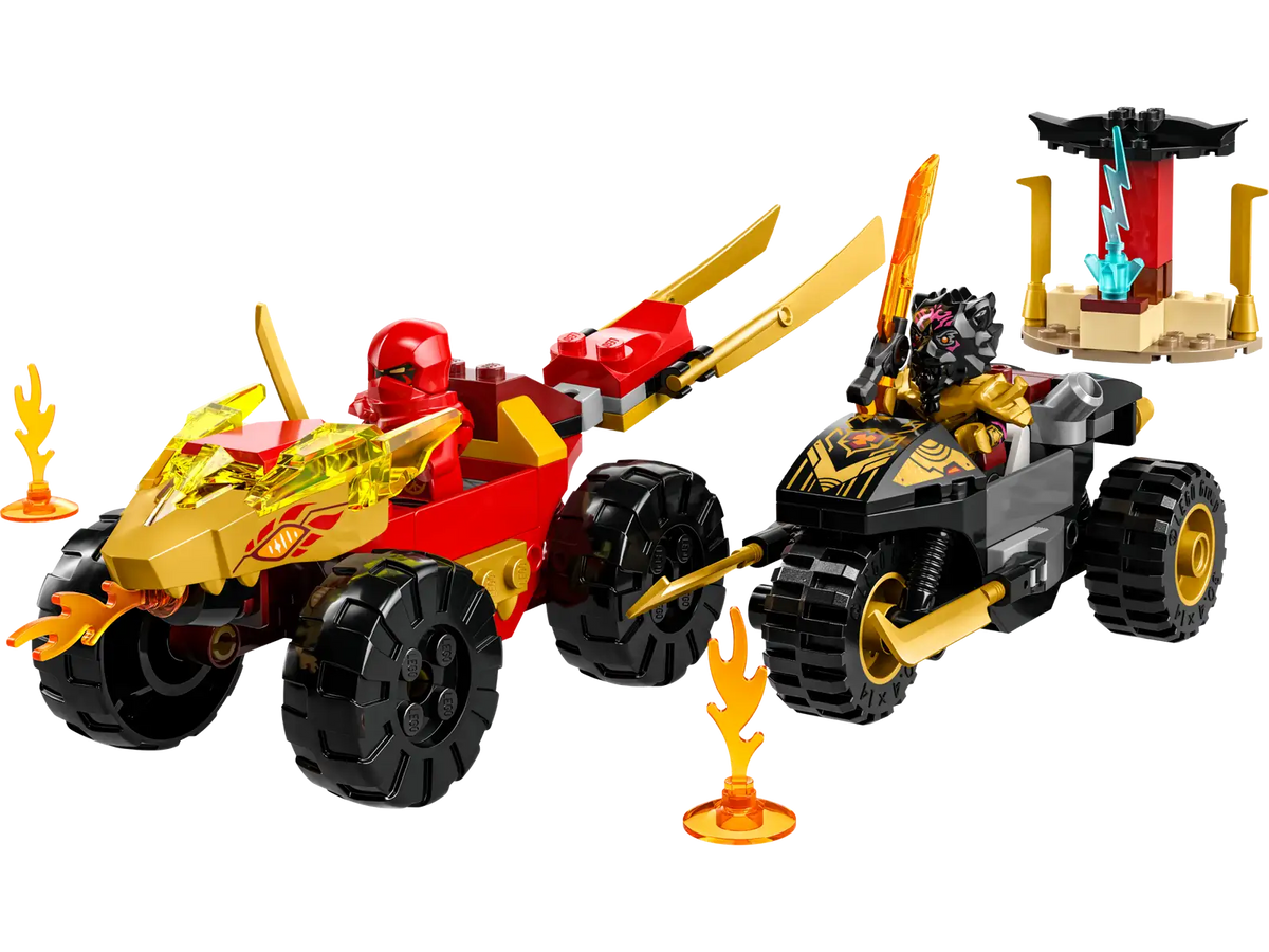 LEGO Ninjago Kai and Ras's Car and Bike Battle Set (71789)
