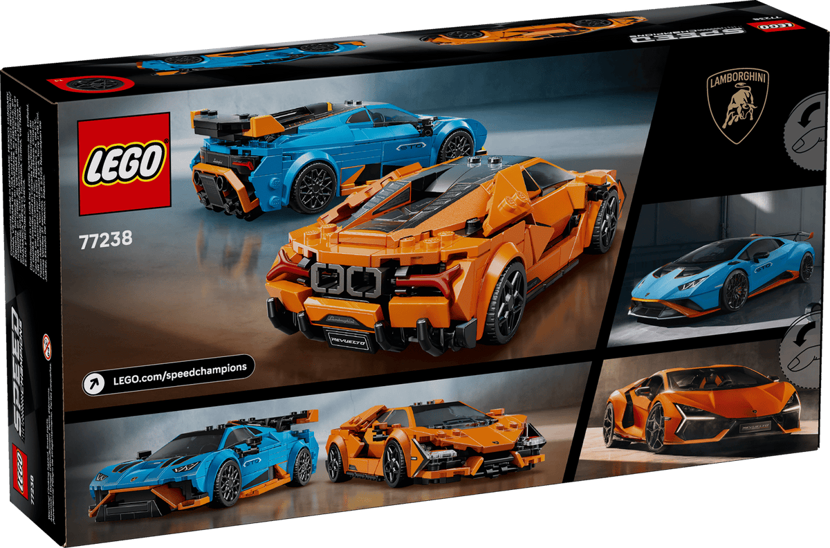 LEGO Speed Champions Lamborghini Revuelto & Huracán STO Set (77238)