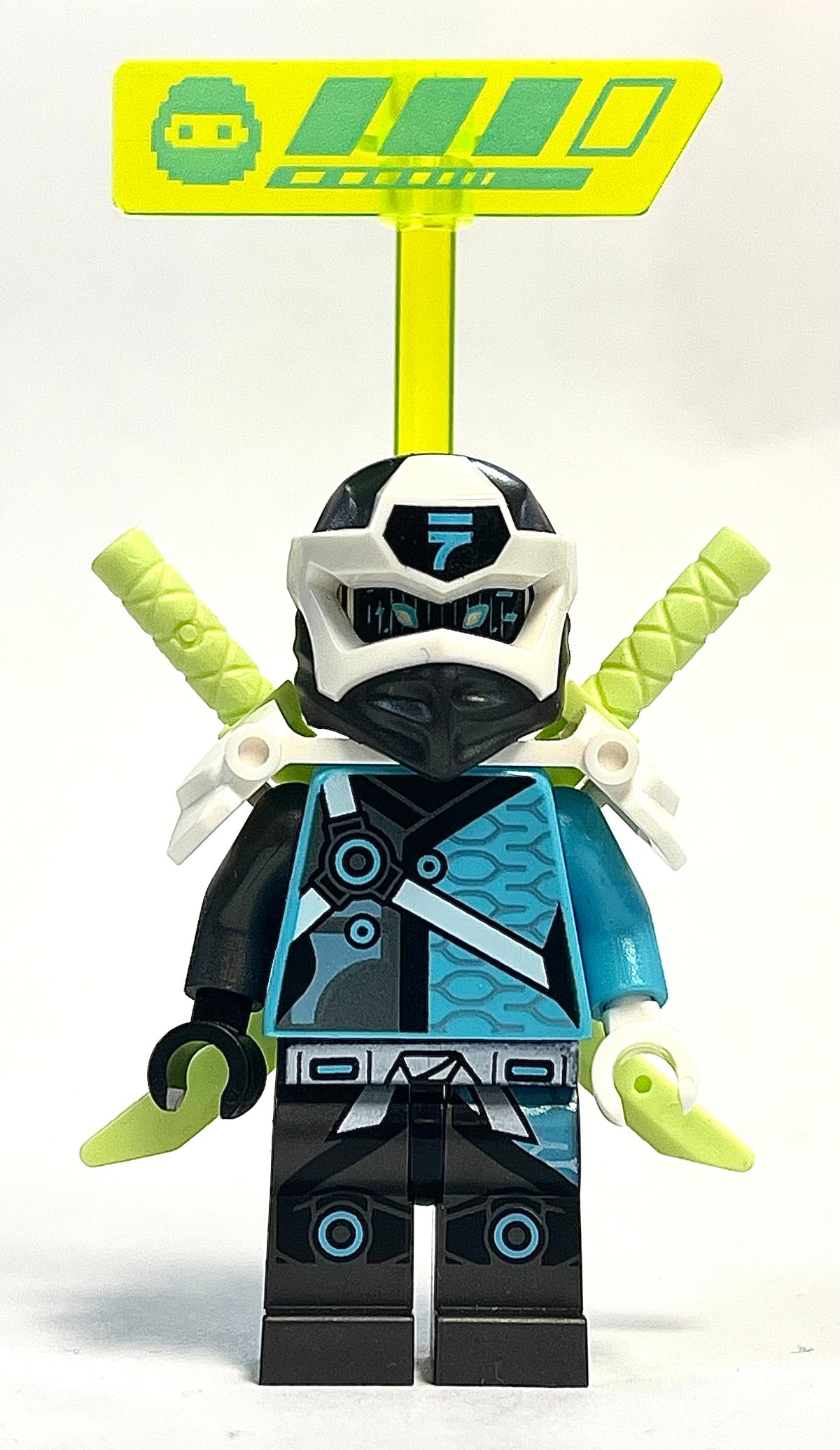 Digi Nya, Shoulder Armor with Scabbard, njo0586 - LEGO® Ninjago Minifigure