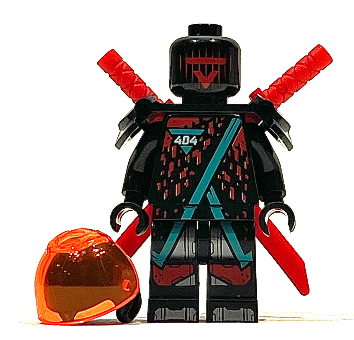 Red Visor, njo0566 - LEGO® Ninjago Minifigure