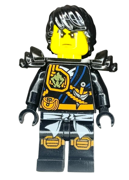 Cole - Knee Pads, Armor, Hair, njo0250 - LEGO® Ninjago Minifigure