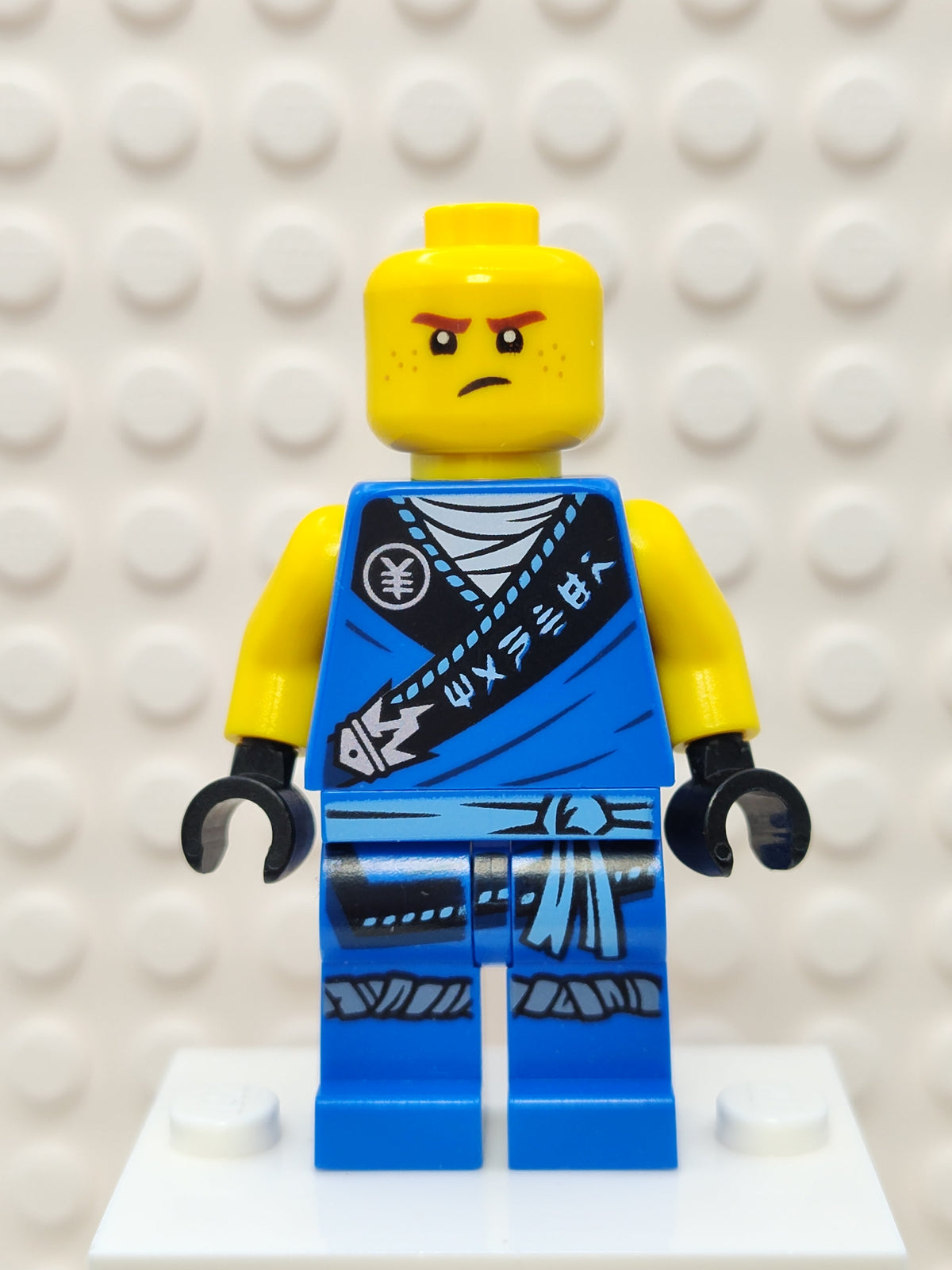 Jay - Legacy, Ninjago Logogram 'MANTER' on Torso, njo0576 - LEGO® Ninjago Minifigure