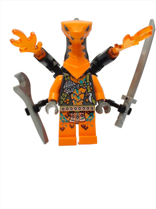 Cobra Mechanic - Flamethrowers and Mechanical Arms, njo0738 - LEGO® Ninjago Minifigure