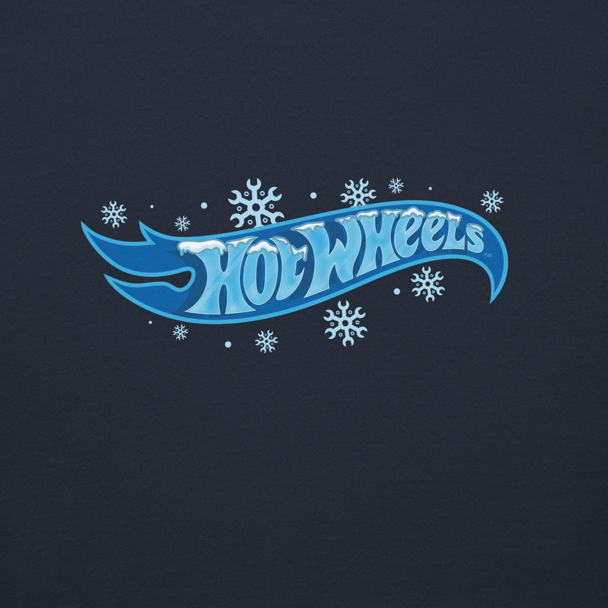 Hot Wheels Snowflake Gears Logo Navy Hoodie