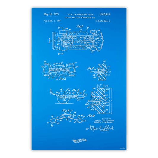 Art of Engineering Hot Wheels Print