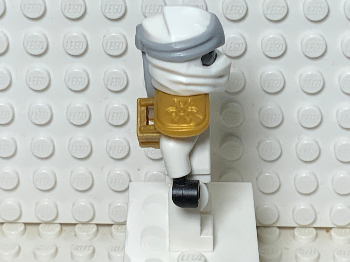 Zane, Legacy, Shoulder Pad, Flat Silver Head, njo0670 - LEGO® Ninjago Minifigure