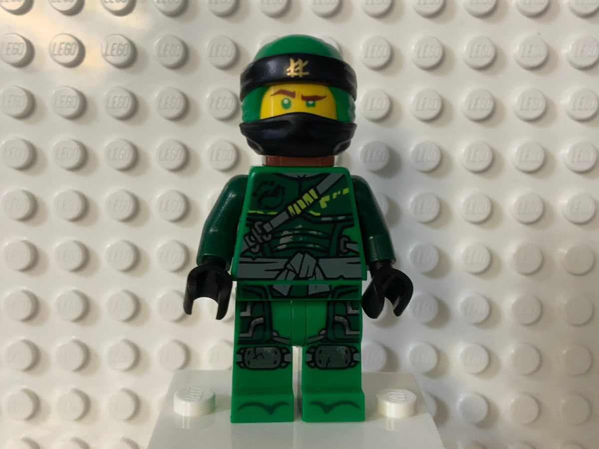 Lloyd - Hunted, Green Wrap and Neck Bracket, njo0481 - LEGO® Ninjago Minifigure