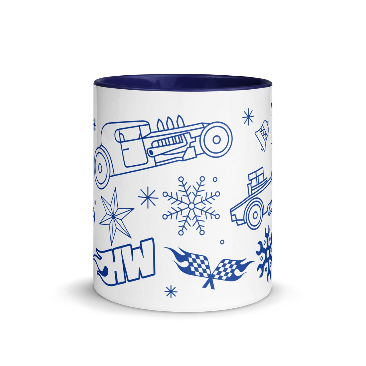 Hot Wheels Holiday Icons White Mug